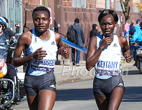 Jepkosgei and Keitany